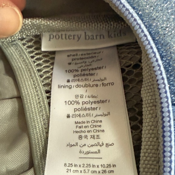 PB  Glitter Ombre Cosmetic Bag - Blue and Purple Gianna engraving - Picture 7 of 8